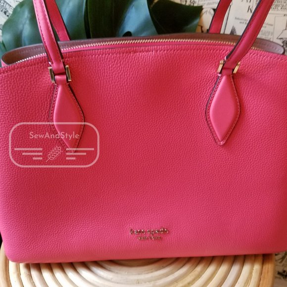 PEACH MELBA ZEE ZEE LARGE WORK TOTE PERFECT FOR A LAPTOP KATE SPADE BRAND NEW - Picture 5 of 10